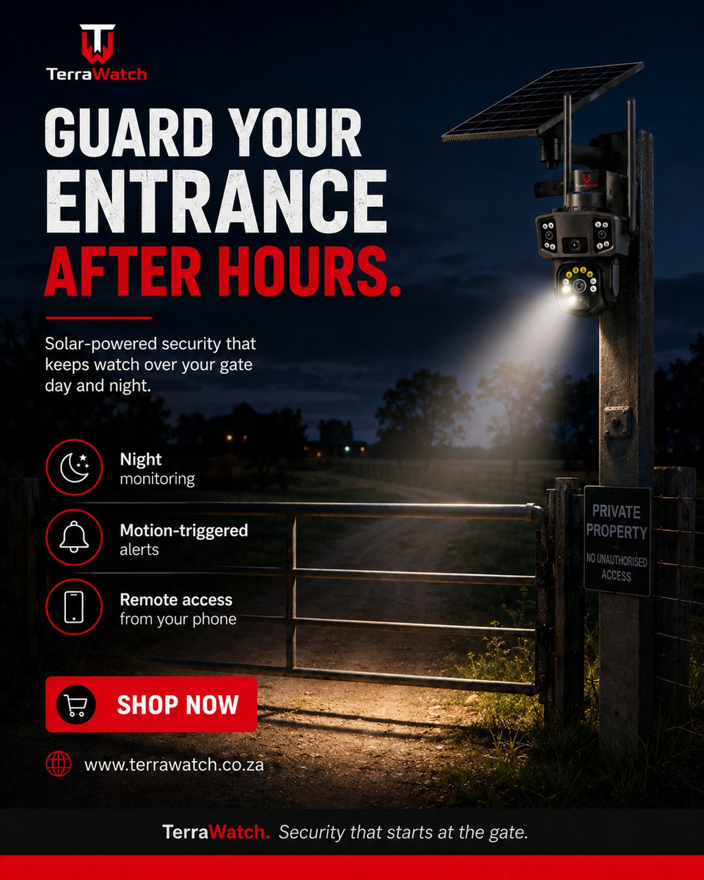 TerraWatch Solar Pro Smart Camera