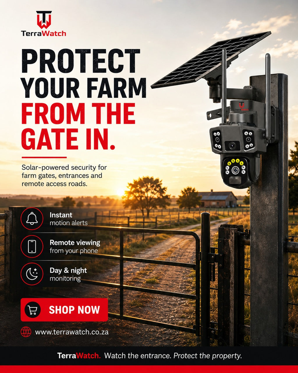 TerraWatch Solar Pro Smart Camera