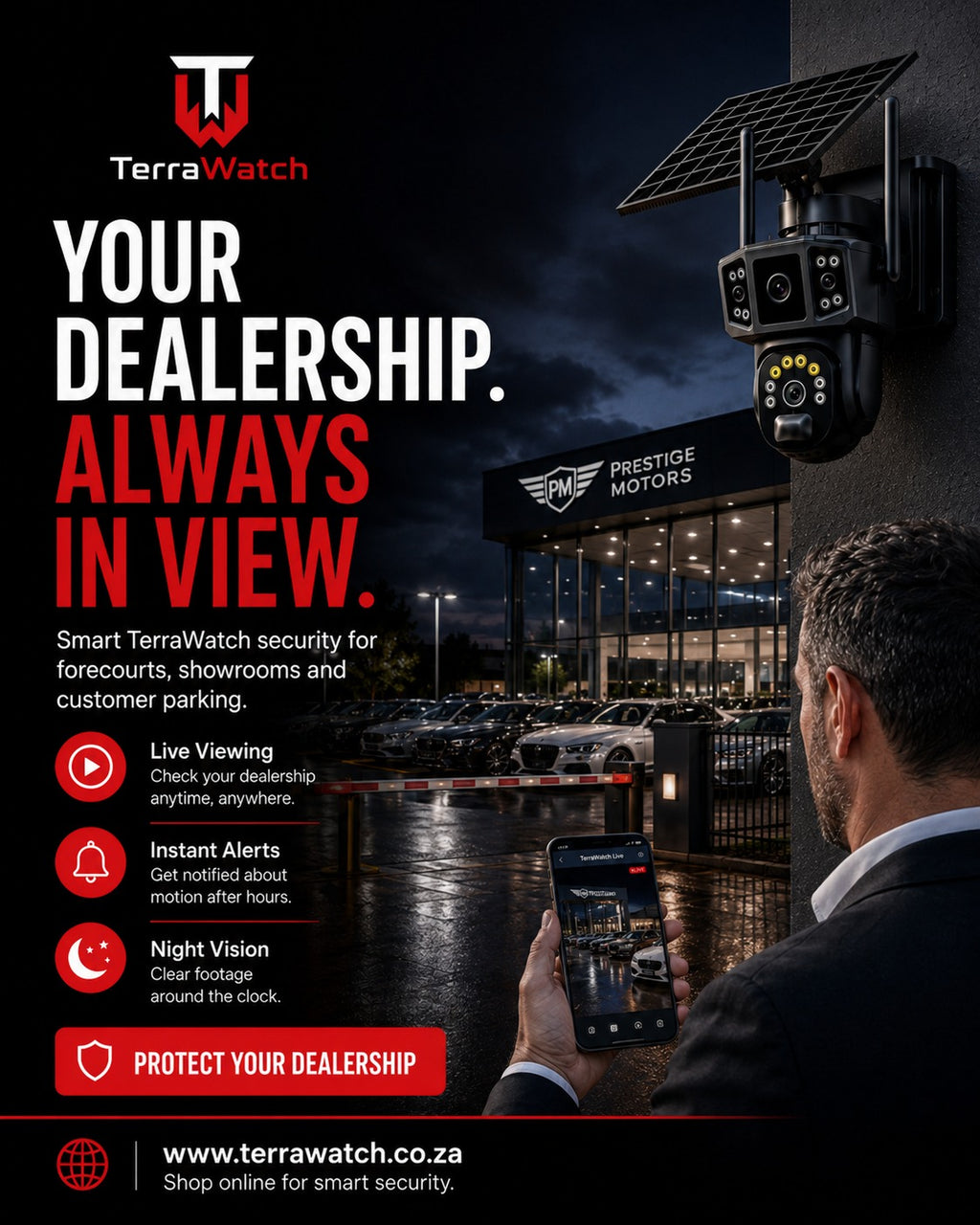 TerraWatch Solar Pro Smart Camera