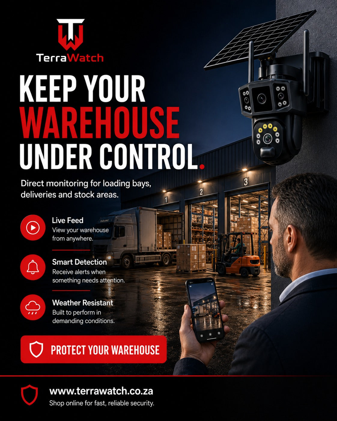 TerraWatch Solar Pro Smart Camera