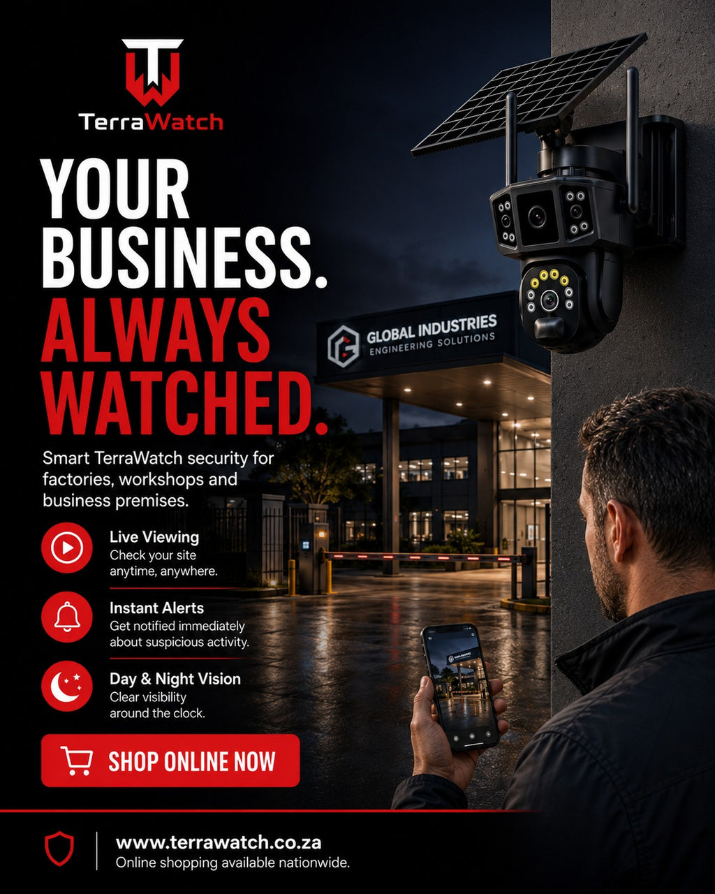 TerraWatch Solar Pro Smart Camera