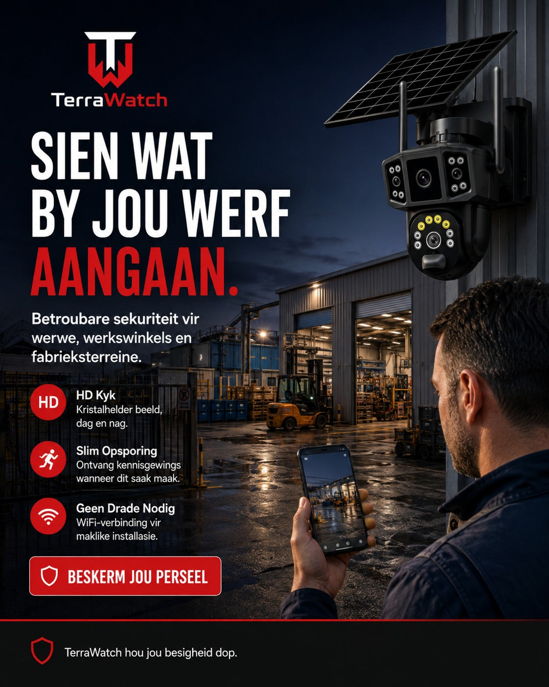 TerraWatch Solar Pro Smart Camera