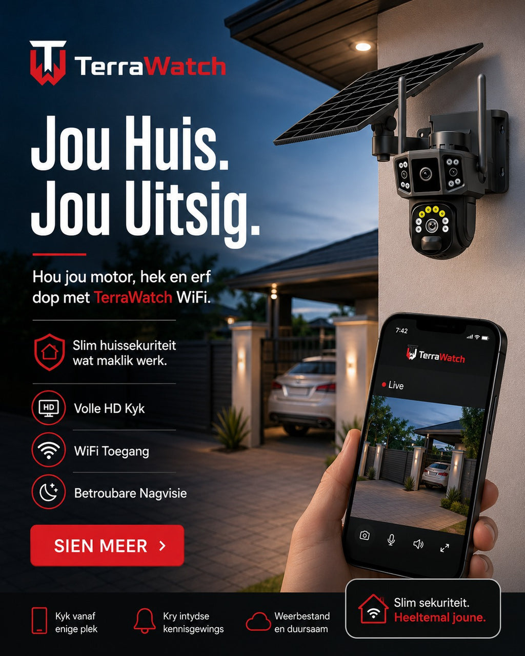 TerraWatch Solar Pro Smart Camera