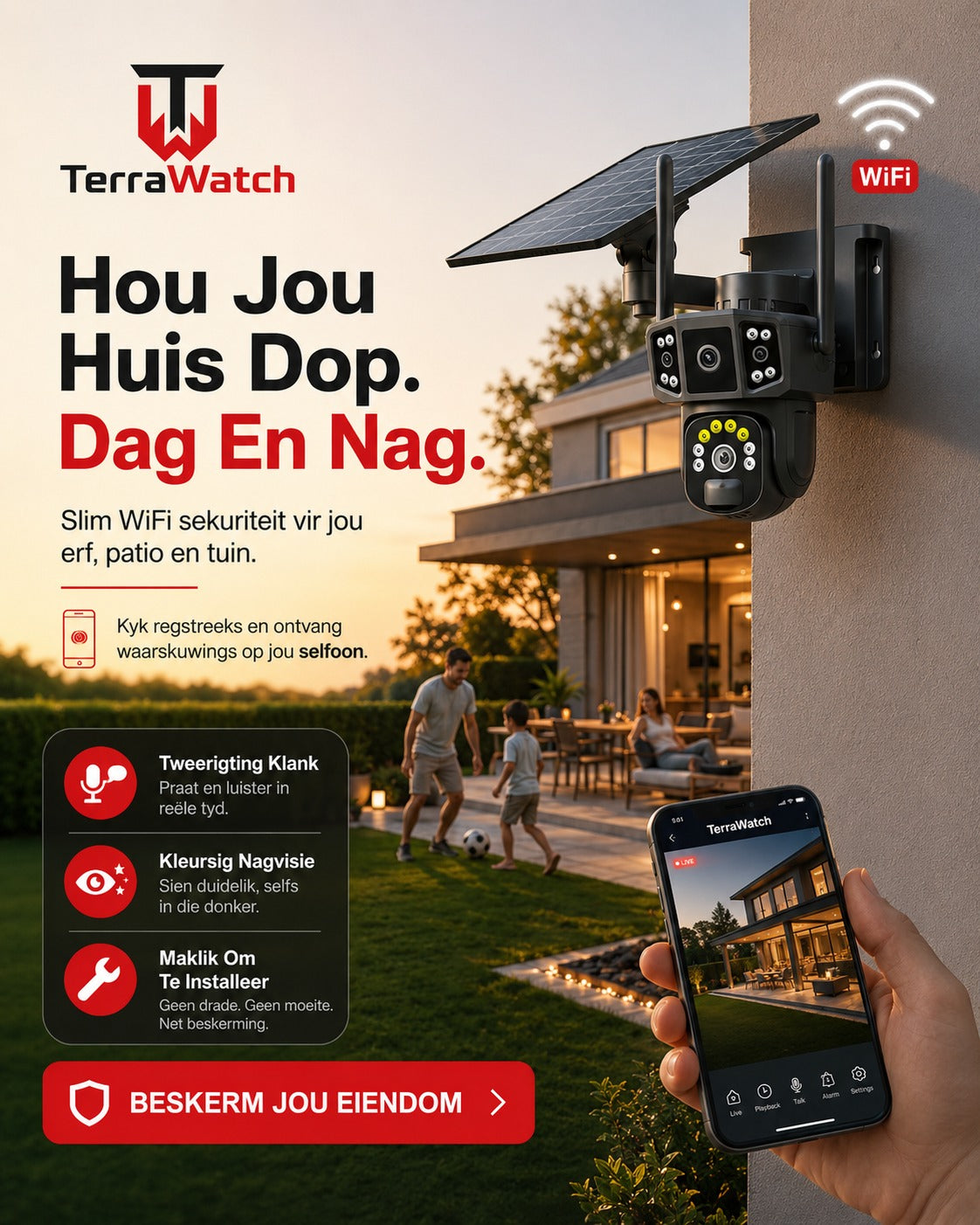 TerraWatch Solar Pro Smart Camera