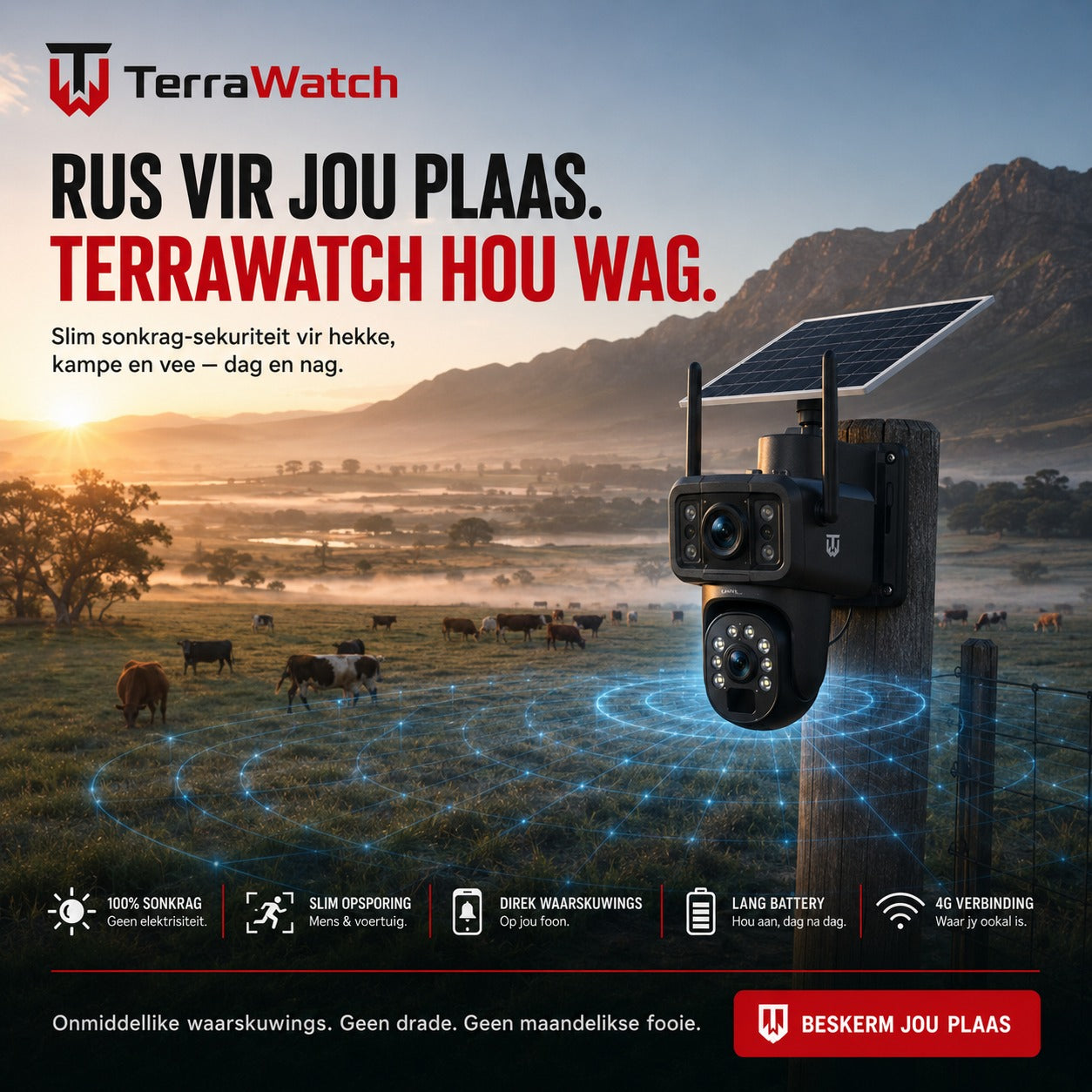 TerraWatch Solar Pro Smart Camera