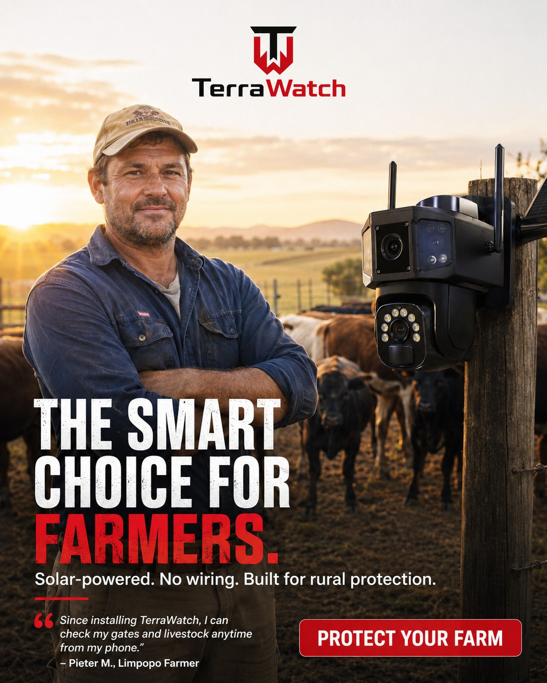 TerraWatch Solar Pro Smart Camera